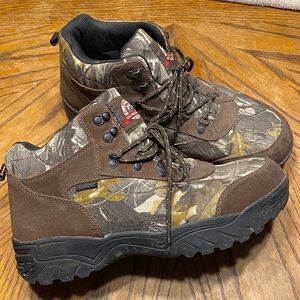 Brahma Camouflage Brown and Tan Boots
